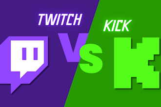 do organic twitch channel promotion, kick channel promotion and twitch affiliate
