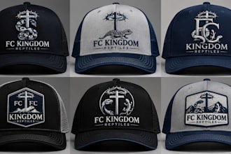 design a professional, hat, fashion, sports cap, clothing cap logo