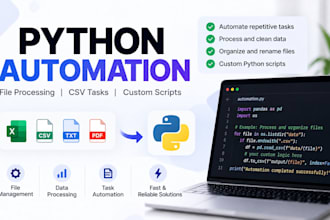 automate file and CSV tasks using python