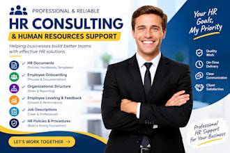 create HR documents, employee handbooks, HR policies and job descriptions