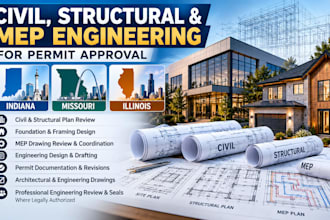 mep plan architectural structural engineering review stamp kansas indiana ml