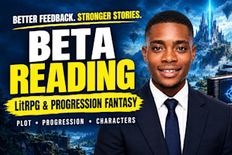 beta read litrpg or progression fantasy with system and progression feedback