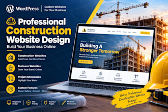 build premium construction website