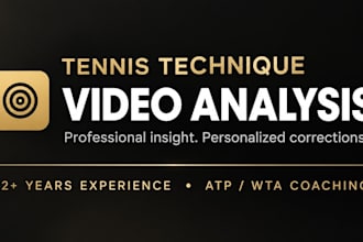 analyze your tennis technique with professional feedback