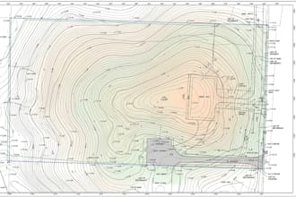 create topographic survey, contour maps, site grading in civil 3d