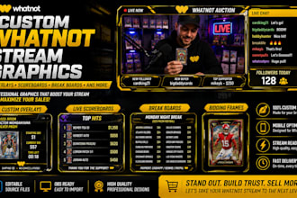custom whatnot stream graphics