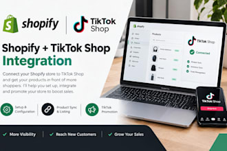set up shopify sales channel, integrate tiktok shop, and promote your products