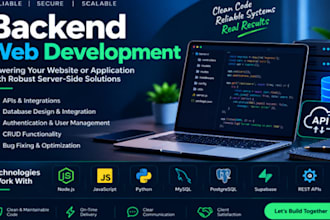 full stack website development front end developer backend full stack developer