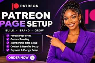 professionally setup your patreon page, do patreon page optimization