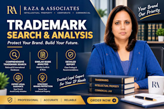 do patent search, trademark check and IP research in any country