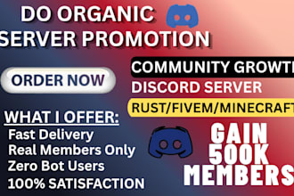 discord promotion, discord server, advertising, discord server promotion growth