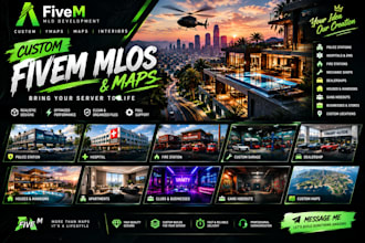create custom fivem mlos interior ymaps and maps