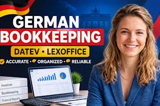provide german bookkeeping financial records using datev and lexoffice