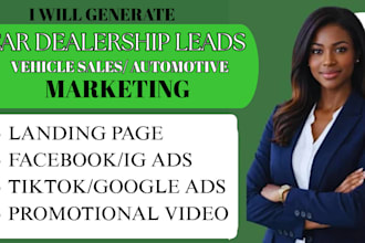 car dealership leads, vehicle sales leads, auto facebook ads vehicle google ads