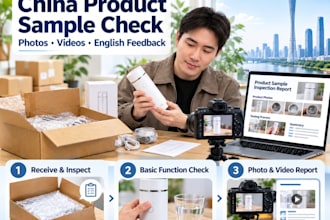 sample check  photo and video feedback