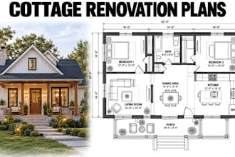 create cottage renovation plans with professional cad documentation