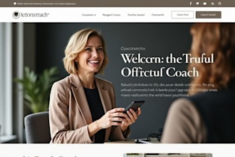 design life coaching website mental health website fitness coach website