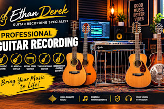 record professional guitar tracks for your song