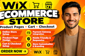 do wix website, ecommerce, product page, cart, checkout, wix website store setup