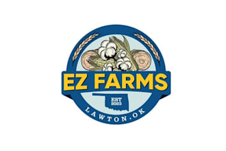 design agriculture farms oklahoma logo