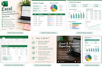 create excel spreadsheets and expense trackers