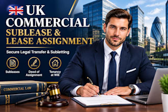 draft UK commercial sublease or assignment of lease agreement