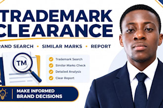 research your trademark and prepare a brand clearance report