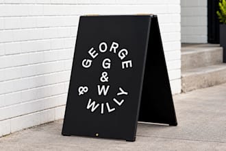 do a frame sign design,sandwich board,sidewalk signs for cafes and retail stores