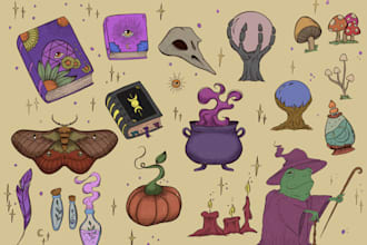draw custom objects, props and game assets