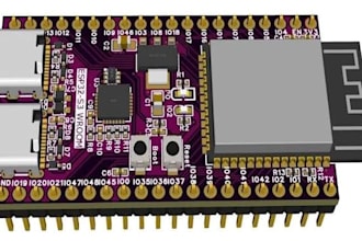 design compact esp32 s3 and esp32 c3 pcb layout and schematic