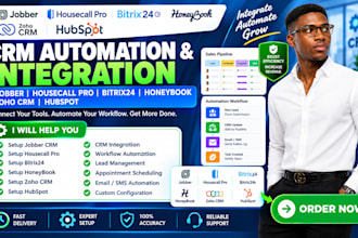 setup zapier integration connecteam workiz housecall pro fieldpulse servicetita