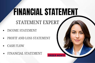 prepare financial statement, profit and loss, balance sheet and forecast