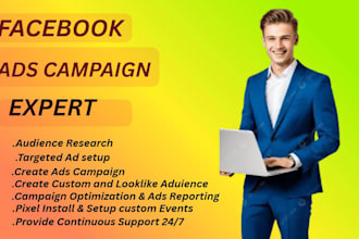 create and manage targeted facebook ad campaigns