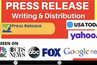 press release writing and press release distribution