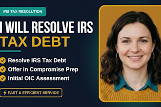 resolve irs tax debt and prepare your offer in compromise