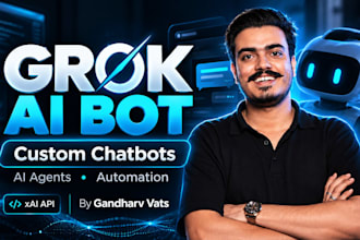 build custom grok ai chatbot, grok bot and ai agent using xai API