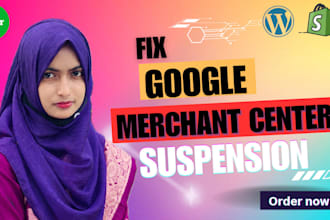 fix google merchant center suspension or misrepresentation issues