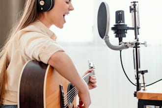 be your female indie vocalist for pop rock folk mixing and mastering