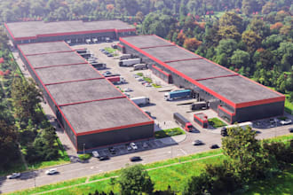 design 3d warehouse design, industrial warehouse modeling and 3d rendering