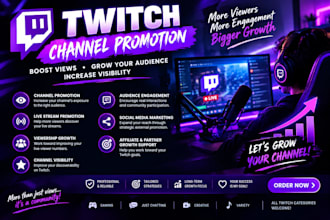 do twitch channel promotion
