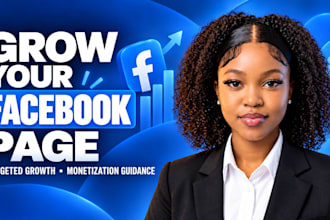 grow your facebook page with targeted followers and eligible for monetization