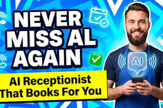 build an ai voice receptionist that takes calls and books
