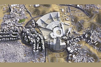 create realistic 3d terrain models from topography, contours or gis data