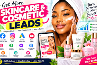 skincare leads cosmetic leads google ads beauty products marketing skincare ads