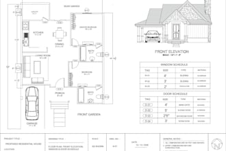 create a professional house plan with a furniture layout