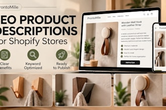 write SEO product descriptions for shopify