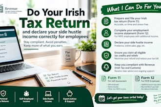 your irish tax return and declare your side hustle income correctly for employee