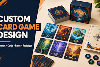 design your card game mechanics, rules, and prototype