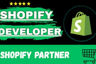 design a professional shopify store and website