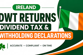 file ireland dwt returns, dividend tax and withholding declarations